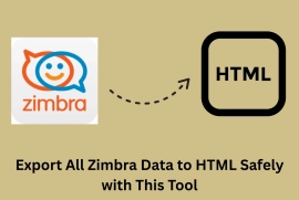 Export All Zimbra Data to HTML Safely with Tool