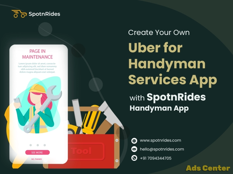 Uber for Handyman App Development - SpotnRides