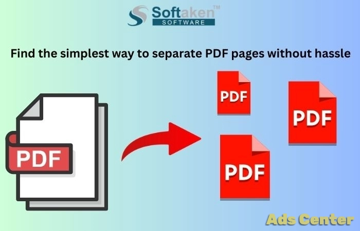 simplest way to separate PDF pages without issues