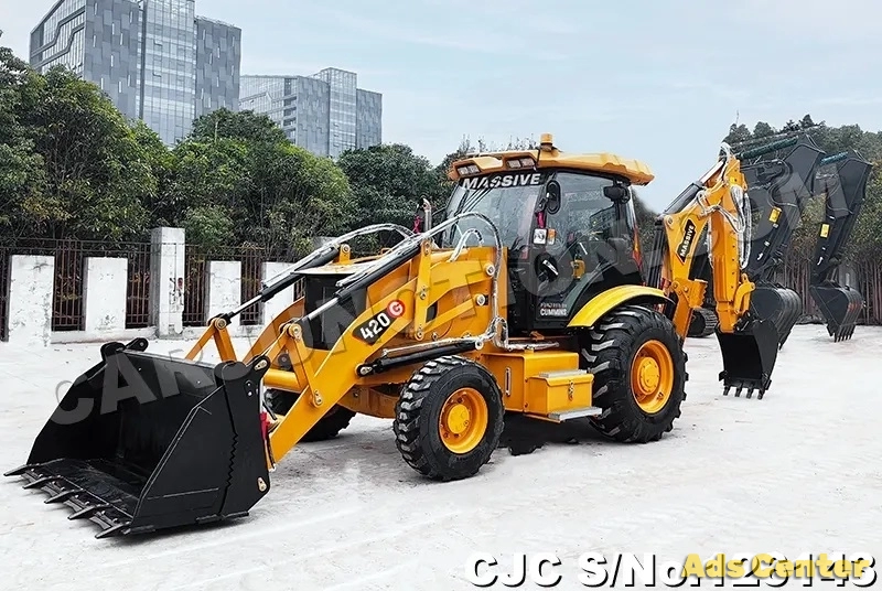 Massive 420G Backhoe Loader For Sale In Guyana
