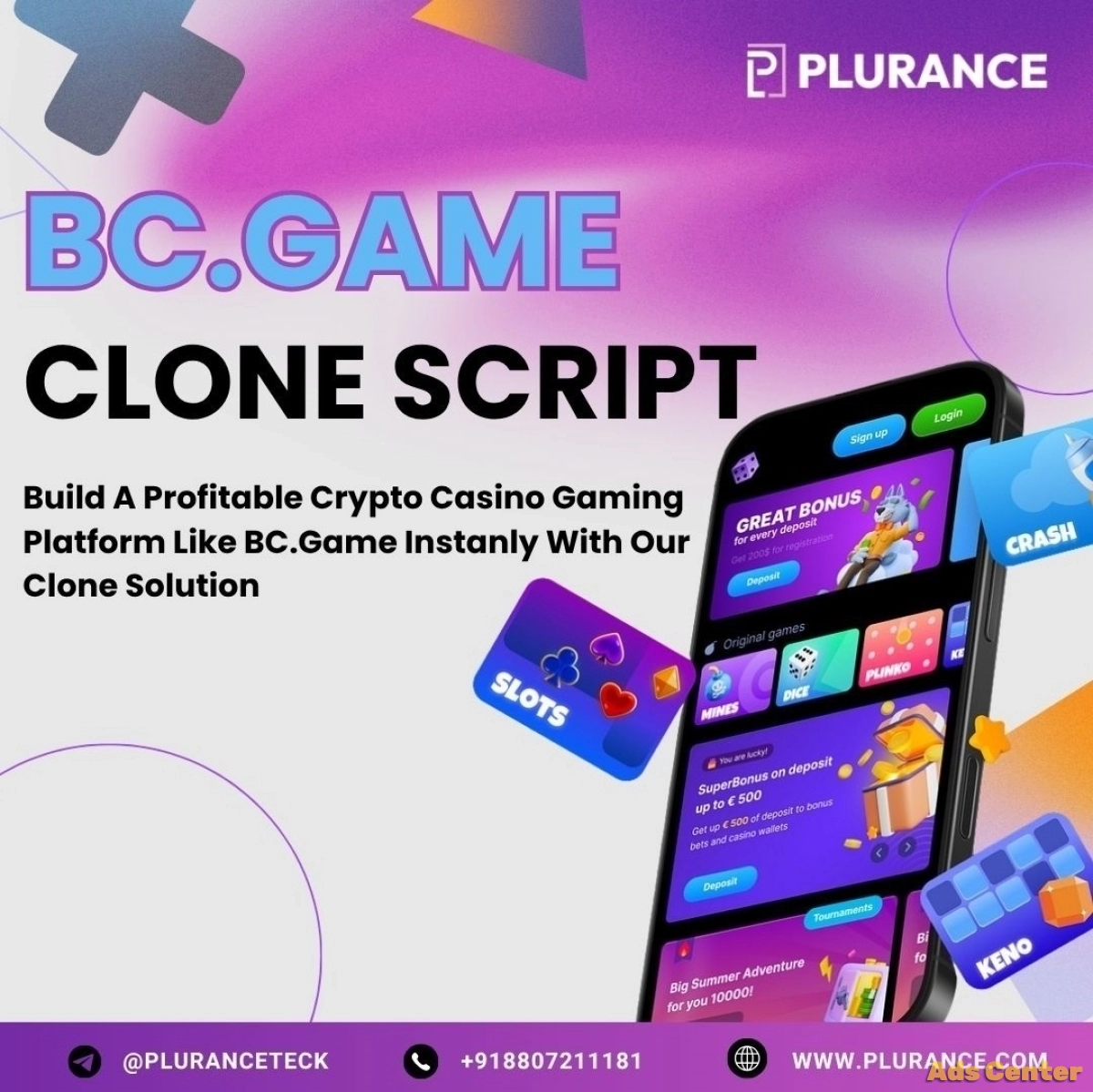 BC.Game Clone Script: Your Gateway to a Profit