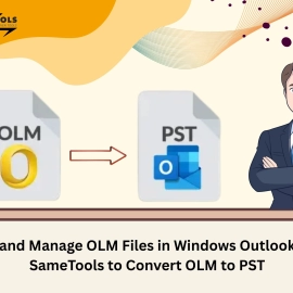 Open and Manage OLM Files in Windows Outlook – Use
