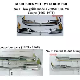 Mercedes W111 W112 Model Saloon And Coupe/Cabriole