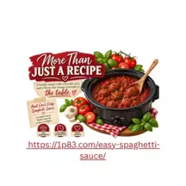 Easy Homemade Spaghetti Sauce – Crockpot Recipe
