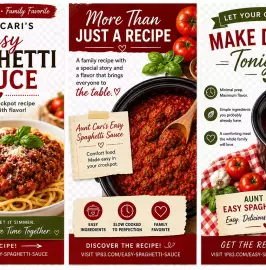 Easy Homemade Spaghetti Sauce – Crockpot Recipe
